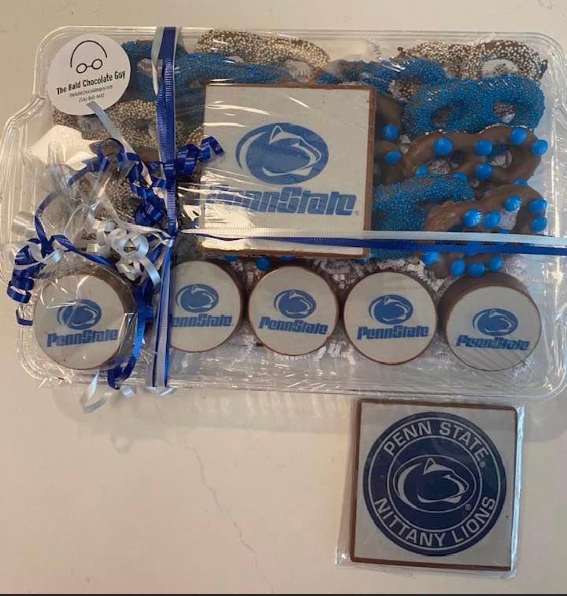 College Chocolate Pretzel/Oreo Tray