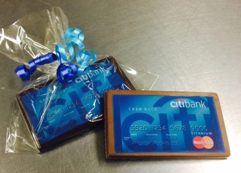 Chocolate Business Card with Custom Image